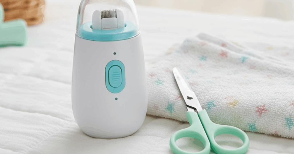 はさみと電動タイプを並べた比較