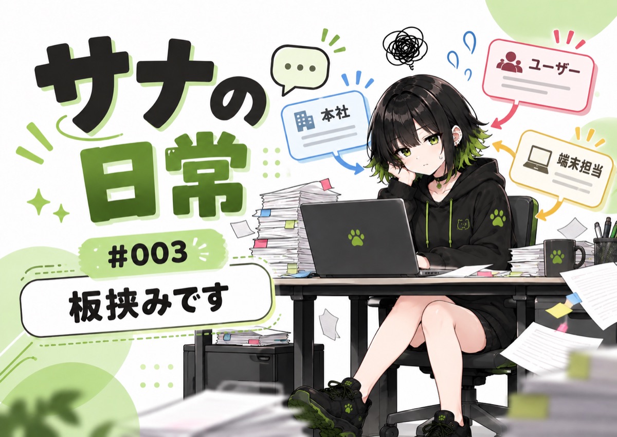 サナの日常 第3話 板挟みです